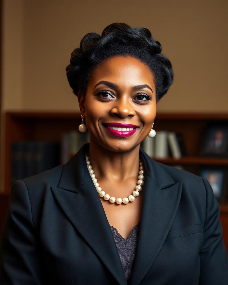 Portrait de la Presidente du Tribunal de Commerce d'Abidjan